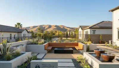 Landscaping crew serving Stockton, CA with professional lawn and yard care services